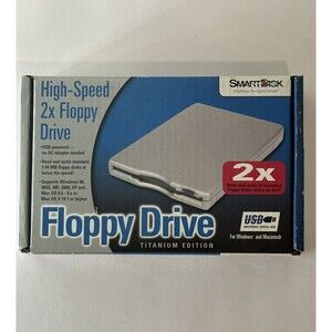 Smart Disk USB Powered External 3.5" inch Floppy Disk Drive Model FDUSB-TM2